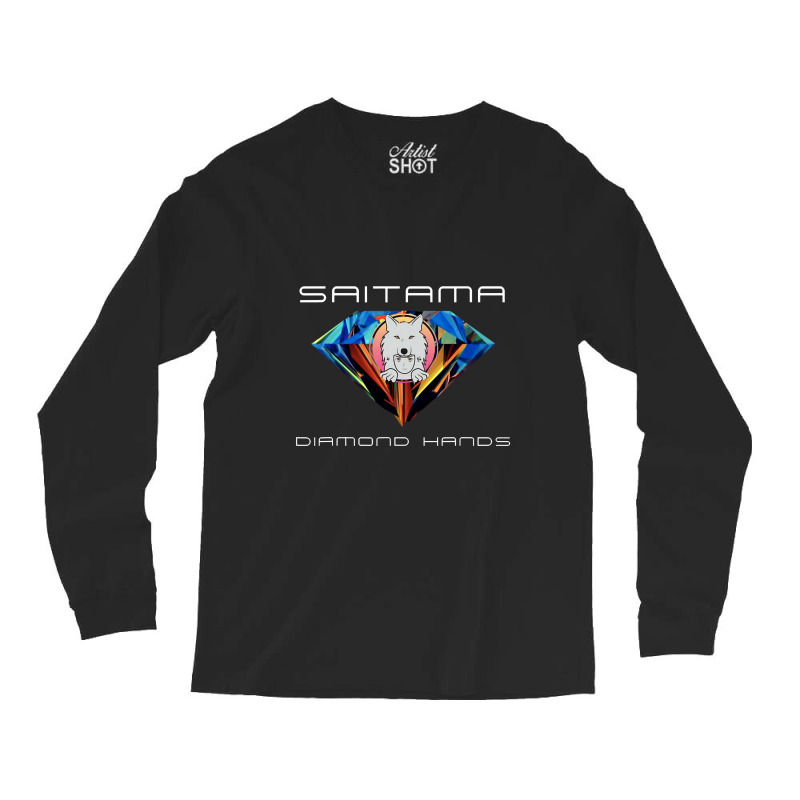 Saitama Inu Crypto Diamond Hands Long Sleeve Shirts | Artistshot