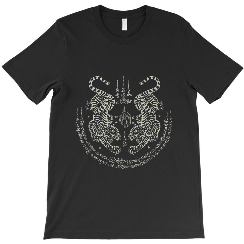 Sak Yant Thai Tattoo Twin Tiger Muay Magical Thailand Gift T-shirt | Artistshot