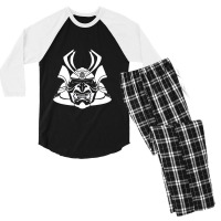 Samurai Japanese Bushido Mask Men's 3/4 Sleeve Pajama Set | Artistshot