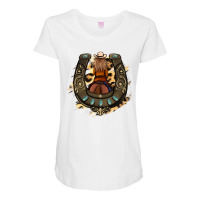 Cowgirl Horseshoe Maternity Scoop Neck T-shirt | Artistshot