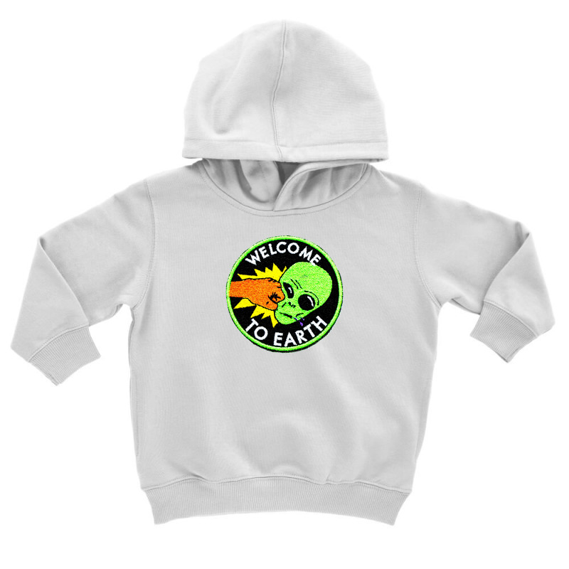 Welcome To Earth Toddler Hoodie by zig street | Artistshot