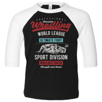 Wrestling Toddler 3/4 Sleeve Tee | Artistshot