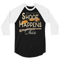 Clay Target Shooting Ohio Shirt Long Sleeve Skeet Trap 3/4 Sleeve Shirt | Artistshot