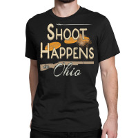 Clay Target Shooting Ohio Shirt Long Sleeve Skeet Trap Classic T-shirt | Artistshot