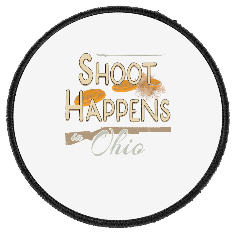 Clay Target Shooting Ohio Shirt Long Sleeve Skeet Trap Round Patch | Artistshot