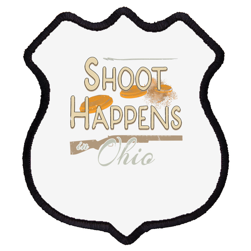 Clay Target Shooting Ohio Shirt Long Sleeve Skeet Trap Shield Patch | Artistshot