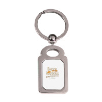 Clay Target Shooting Ohio Shirt Long Sleeve Skeet Trap Silver Rectangle Keychain | Artistshot