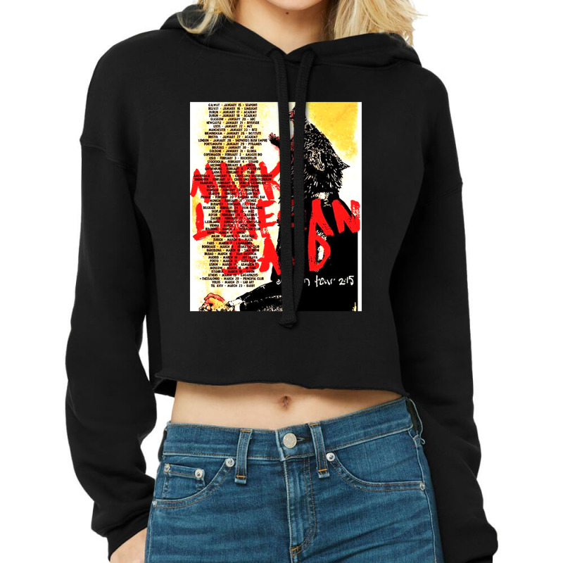 #mark Lanegan Cropped Hoodie by LarizManiz | Artistshot