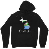 Michigan Proud State Motto The Wolverine State T Shirt Unisex Hoodie | Artistshot