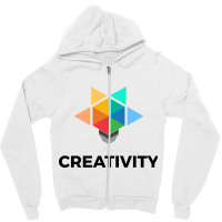 Creativity Zipper Hoodie | Artistshot