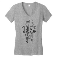 Birthday Year 1972 Limited Edition Gaming Gift Nerd Computer T Shirt Women's V-neck T-shirt | Artistshot