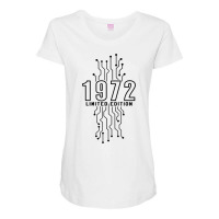 Birthday Year 1972 Limited Edition Gaming Gift Nerd Computer T Shirt Maternity Scoop Neck T-shirt | Artistshot