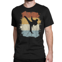 Yeop Chagi 80s Retro Taekwondo Side Kick Silhouette T Shirt Classic T-shirt | Artistshot