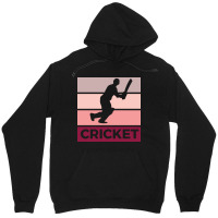 Cricket Silhouette Sport Activity Vector Graphic Unisex Hoodie | Artistshot