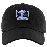 Axolotl Cute Axolotl Lover Gaming Gamesalotl Video Gamer Boys 64 Kids Cap | Artistshot