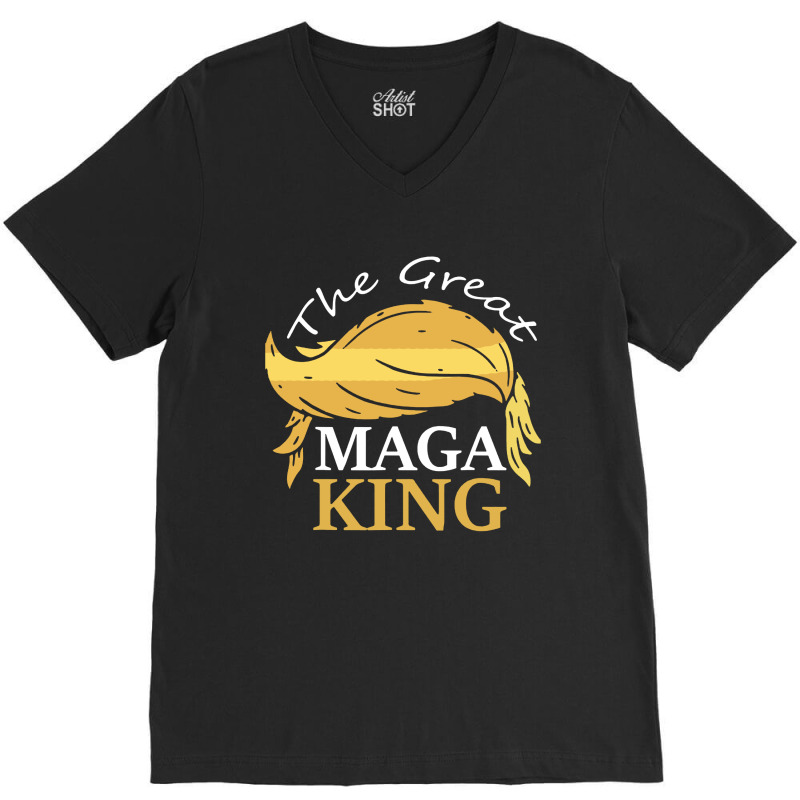 The Great Maga King V-neck Tee | Artistshot