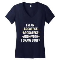 Funny Architect  - Jobs Gift Occupation Women's V-neck T-shirt | Artistshot