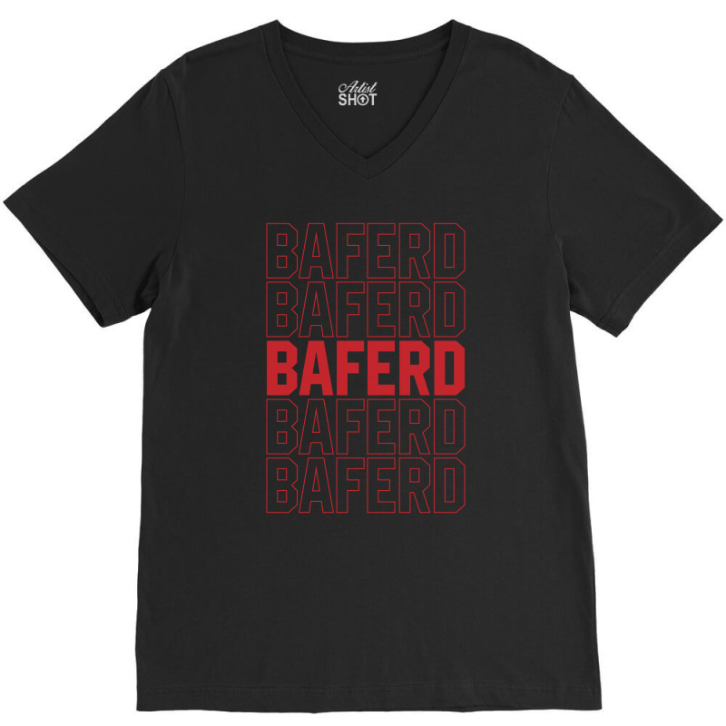 Baferd Doctor - Jobs Gift Occupation V-Neck Tee by Diogo Calheiros | Artistshot