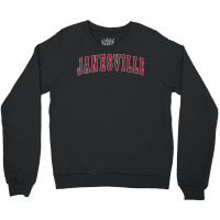 Janesville Wisconsin Souvenir Sport College Style Text T Shirt Crewneck Sweatshirt | Artistshot