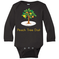 Peach Tree Dish Sarcastic Witty Humor Petri Dish T Shirt Long Sleeve Baby Bodysuit | Artistshot