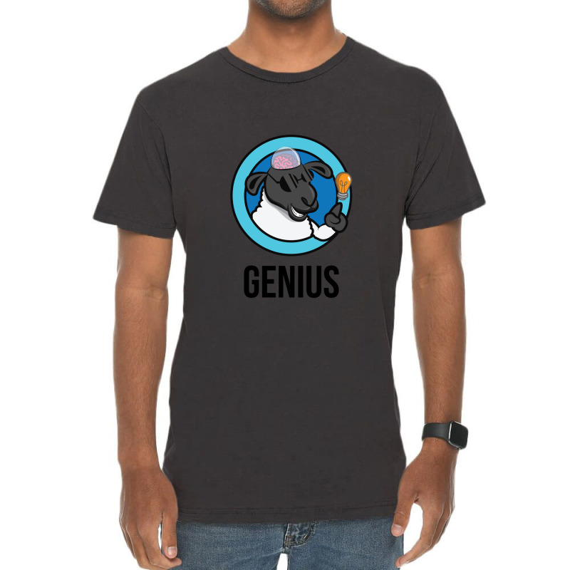 Genius Sheep Vintage T-Shirt by s4rt4 | Artistshot