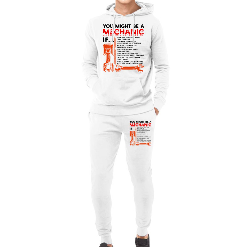 You Might Be A Mechanic Hoodie & Jogger Set | Artistshot