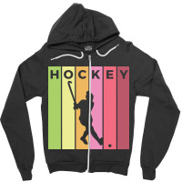 Hockey Silhouette Sport Activity Vector Graphic Zipper Hoodie | Artistshot