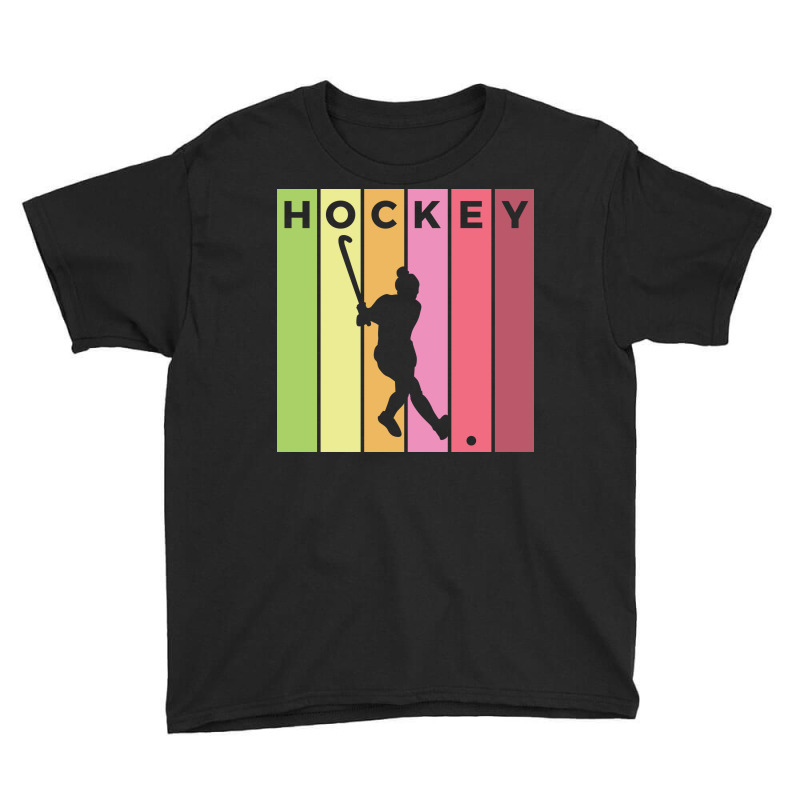 Hockey Silhouette Sport Activity Vector Graphic Youth Tee | Artistshot