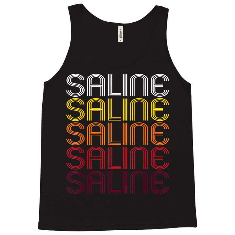 Saline, Mi  Vintage Style Michigan T Shirt Tank Top | Artistshot