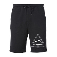 Trapper Peak Montana Bitterroot Mountains Outdoor T Shirt Fleece Short | Artistshot