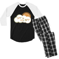 Spf Is My Bff Men's 3/4 Sleeve Pajama Set | Artistshot