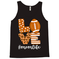 Football Love Football American Mom Life Player Leopard Tank Top | Artistshot