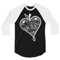 It Takes A Big Heart To Shape Little Minds Shirt Teacher T Shirt 3/4 Sleeve Shirt | Artistshot