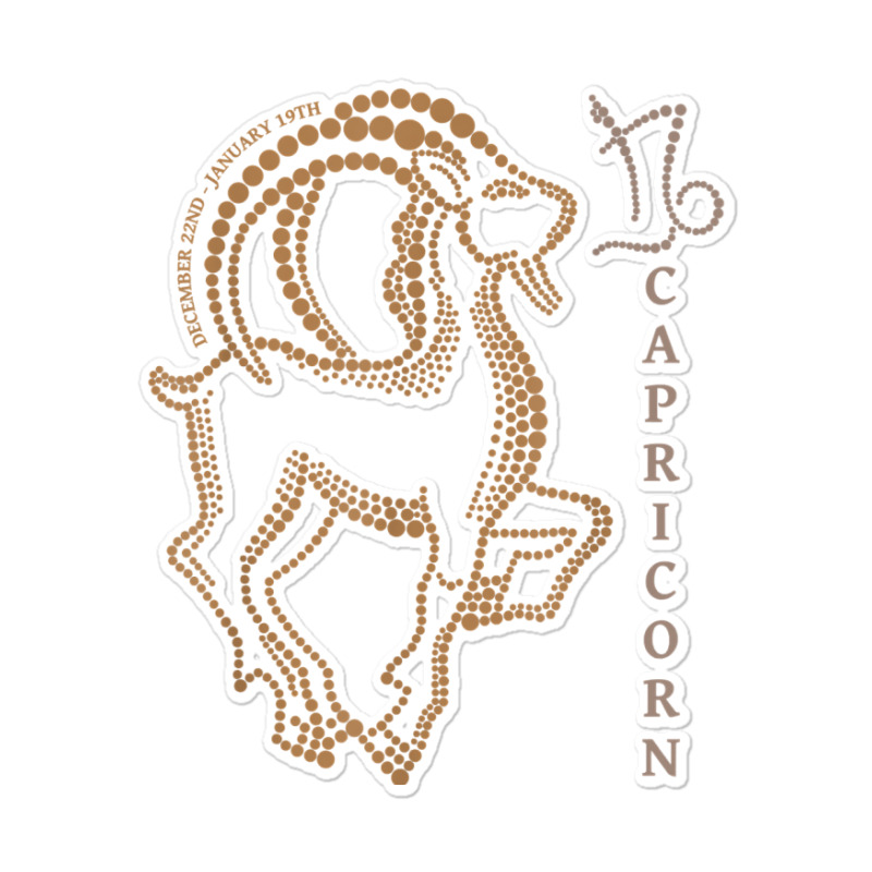 Capricorn Astrology Zodiac Horoscope Birthday Gift T Shirt Sticker | Artistshot