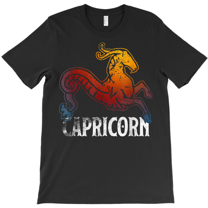 Capricorn Horoscope Silhouette Sign Tshirt Zodiac Astrology T-shirt | Artistshot