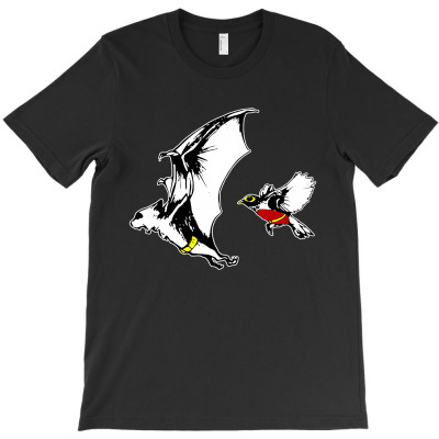 Super Hero Spoof Bat Funny T-shirt Designed By Shanika B Houston