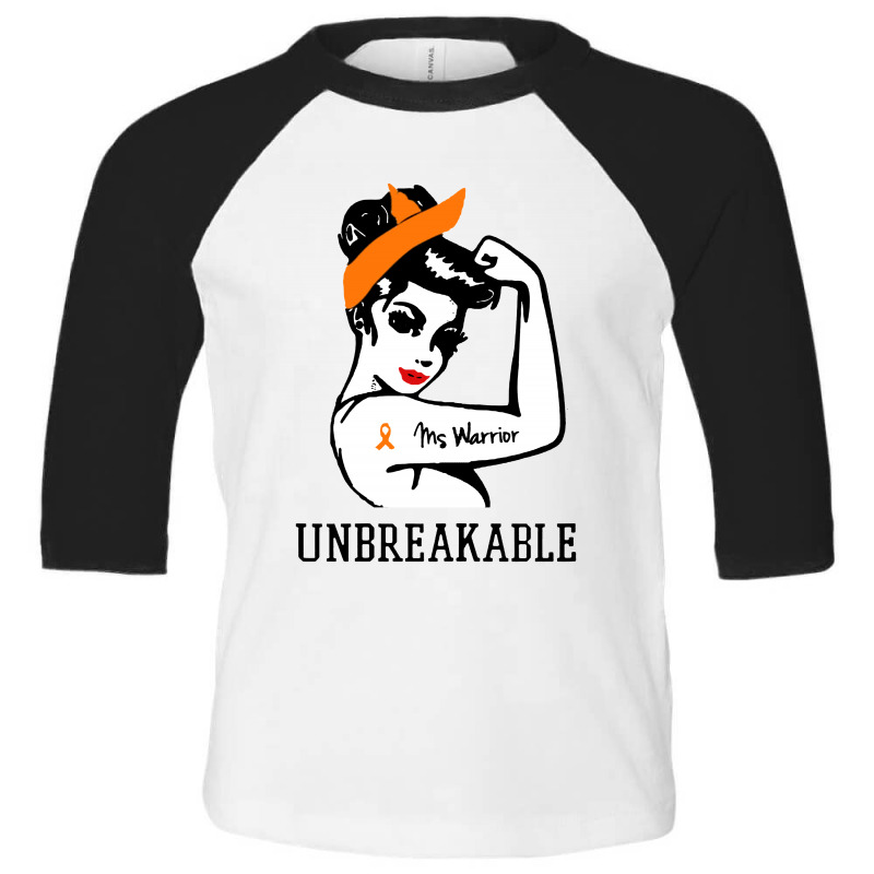 Womens Ms Warrior Unbreakable Toddler 3/4 Sleeve Tee | Artistshot