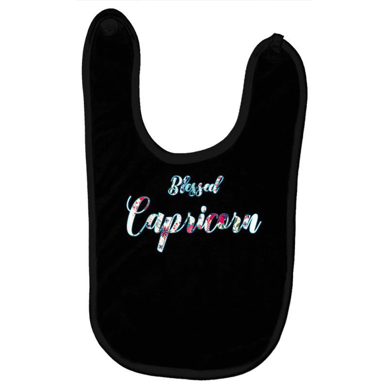 Blessed Capricorn Tshirt Women Birthday Gift Astrology Sign Baby Bibs | Artistshot