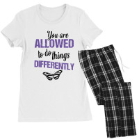 You Are Allowed To Do Things Differently Women's Pajamas Set | Artistshot