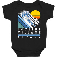 Incline Village Nevada Retro Ski T Shirt Baby Bodysuit | Artistshot