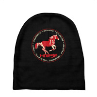 Chinese Zodiac Year Of The Horse Astrology Horoscope T Shirt Baby Beanies | Artistshot