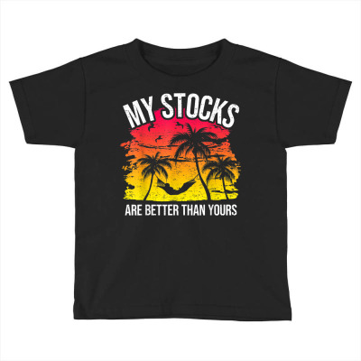 Trader Investor Saying Hammock Toddler T-shirt Designed By Koopshawneen