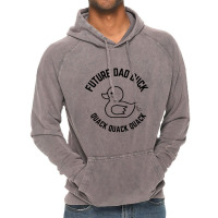 Future Dad Duck Quack Quack Quack Vintage Hoodie | Artistshot