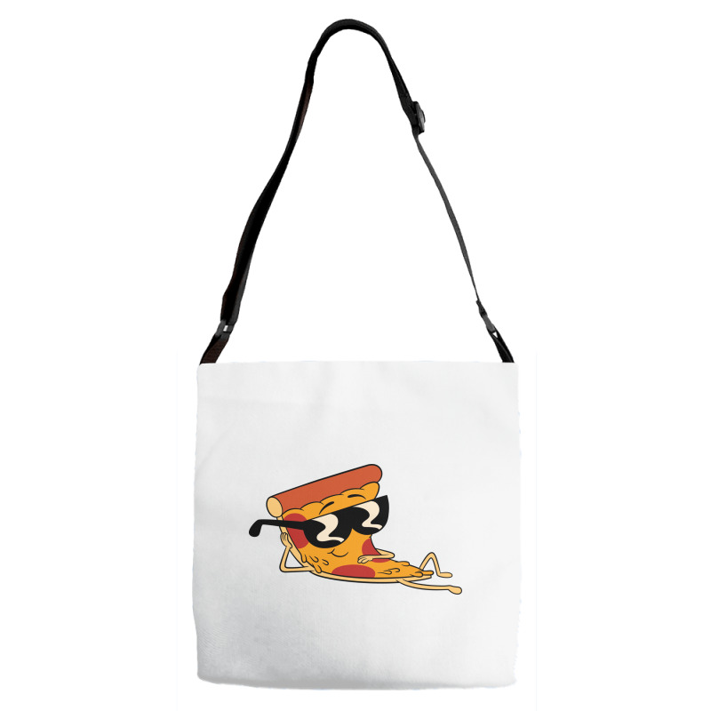 Pizza Steve Cool Cartoon Adjustable Strap Totes | Artistshot