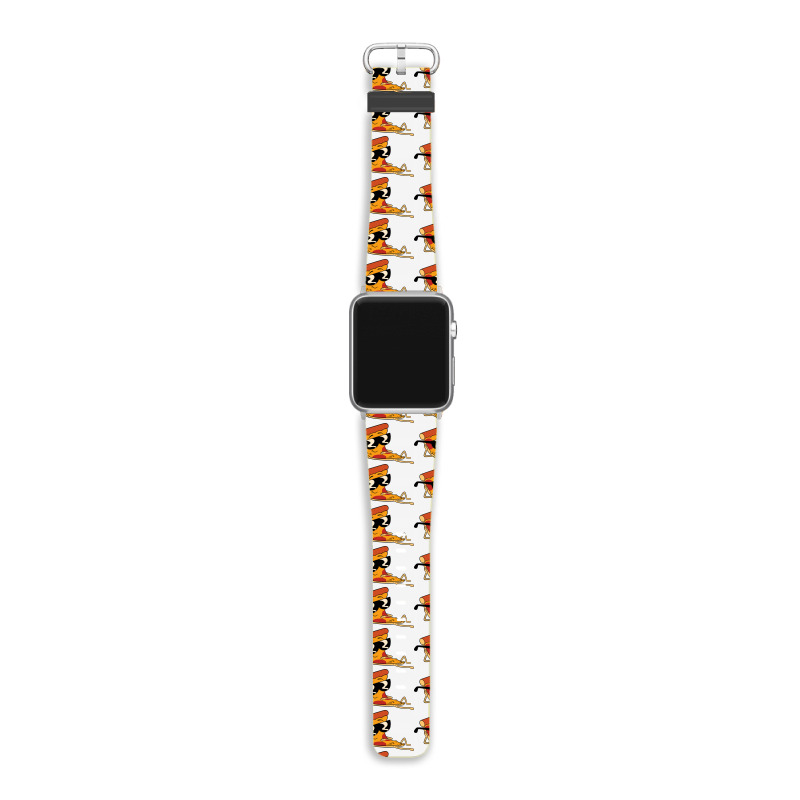 Pizza Steve Cool Cartoon Apple Watch Band | Artistshot