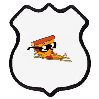 Pizza Steve Cool Cartoon Shield Patch | Artistshot