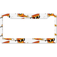 Pizza Steve Cool Cartoon License Plate Frame | Artistshot