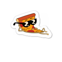 Pizza Steve Cool Cartoon Sticker | Artistshot