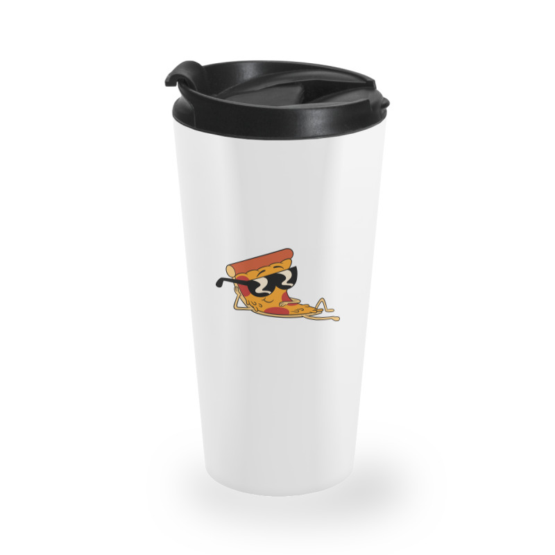 Pizza Steve Cool Cartoon Travel Mug | Artistshot