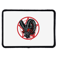 Angry Mountain Goat Rectangle Patch | Artistshot